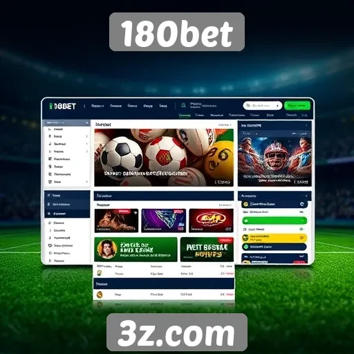 Interface e experiência do usuário no 180bet