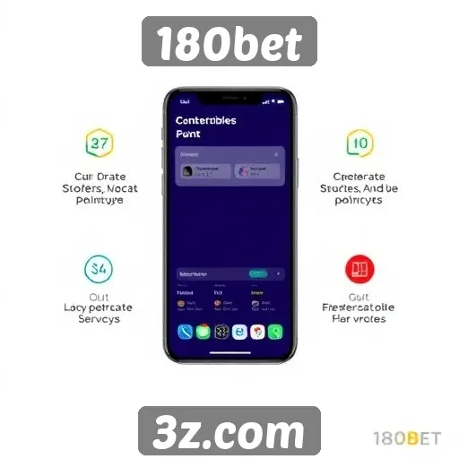Características da plataforma mobile do 180bet